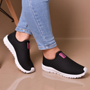 Tênis Meia Feminino Calce Fácil Botinha Ortopédico Esportivo Sneaker Slip On Casual confortável Academia
