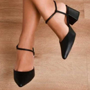 Scarpin Feminino Bico Fino Traseiro Aberto