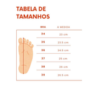 Sandália feminina salto bloco três tiras