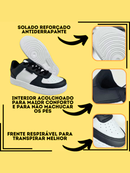 Tênis Casual Branco Feminino Masculino Conforto Premium Academia Original